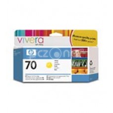 Cartus cerneala HP 70 130 ml Yellow Ink Cartridge with Vivera Ink - C9454A